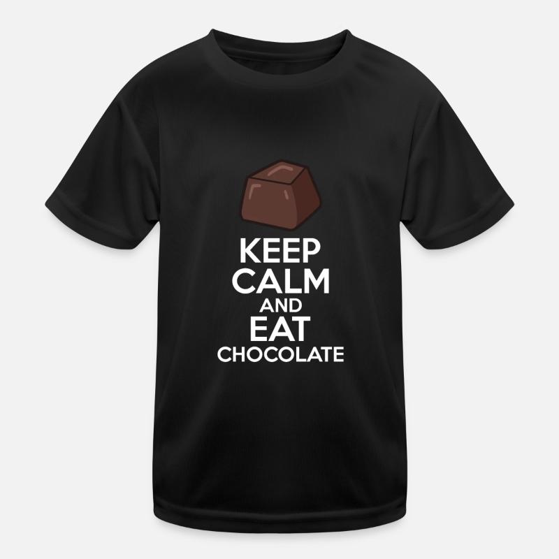 Chocolate Lover Tablettes de chocolat au lait T-shirt sport Enfant
