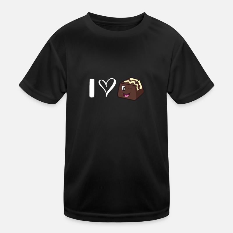 Chocolate Funny Chocolate Quote Kids Functional T-Shirt