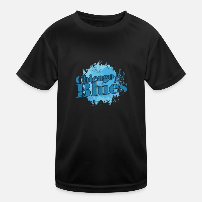 Chicago Blues Musik Trompete Kinder Funktions-T-Shirt