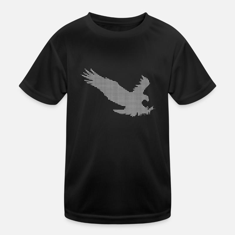 Adler Kinder Funktions-T-Shirt