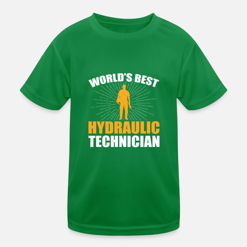 Fantastischer weltbester Hydrauliktechniker, Kinder Funktions-T-Shirt