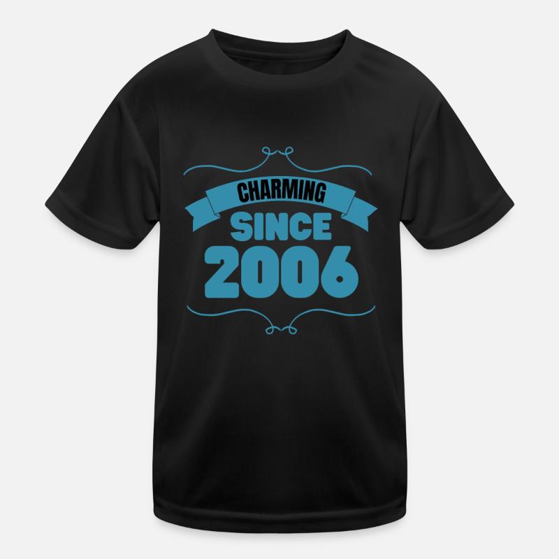 17. Geburtstags Party Geschenk Charmant seit 2006 Kinder Funktions-T-Shirt