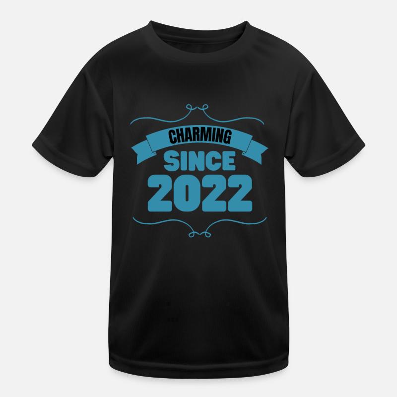 1. Geburtstags Party Geschenk Charmant seit 2022 Kinder Funktions-T-Shirt