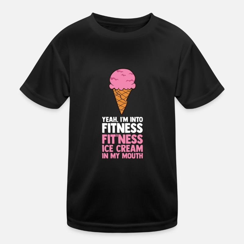 Lustiges Eiscreme-Zitat Kinder Funktions-T-Shirt