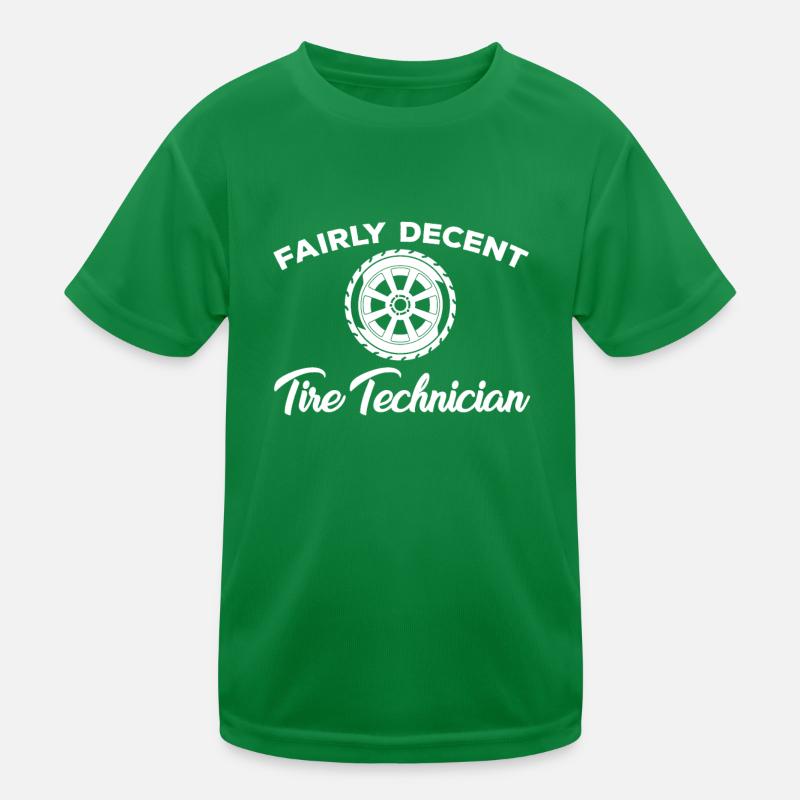 Technicien de pneus assez décent T-shirt sport Enfant