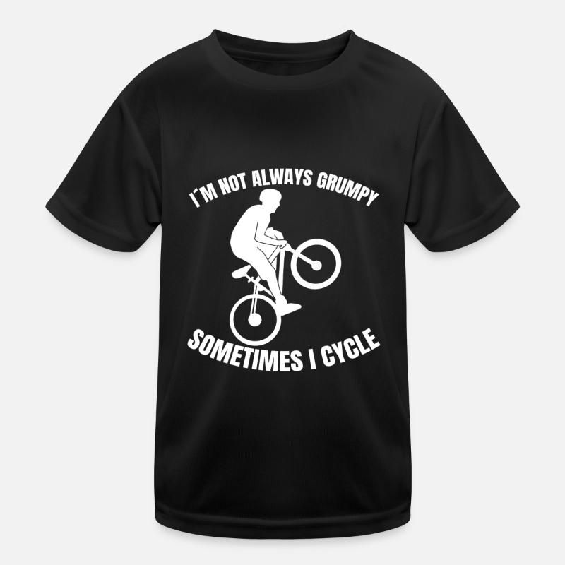 Bicycle Cyclists Cyclists Cyclists Cycling Kids Functional T-Shirt