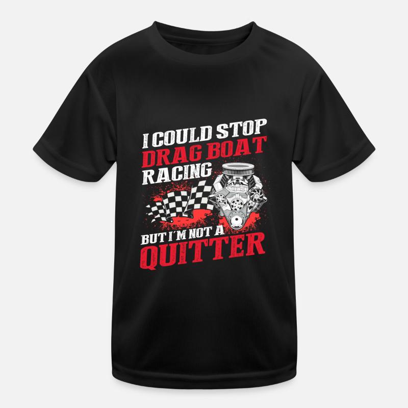 Conception de bateaux de course pour les courses de dragsters T-shirt sport Enfant