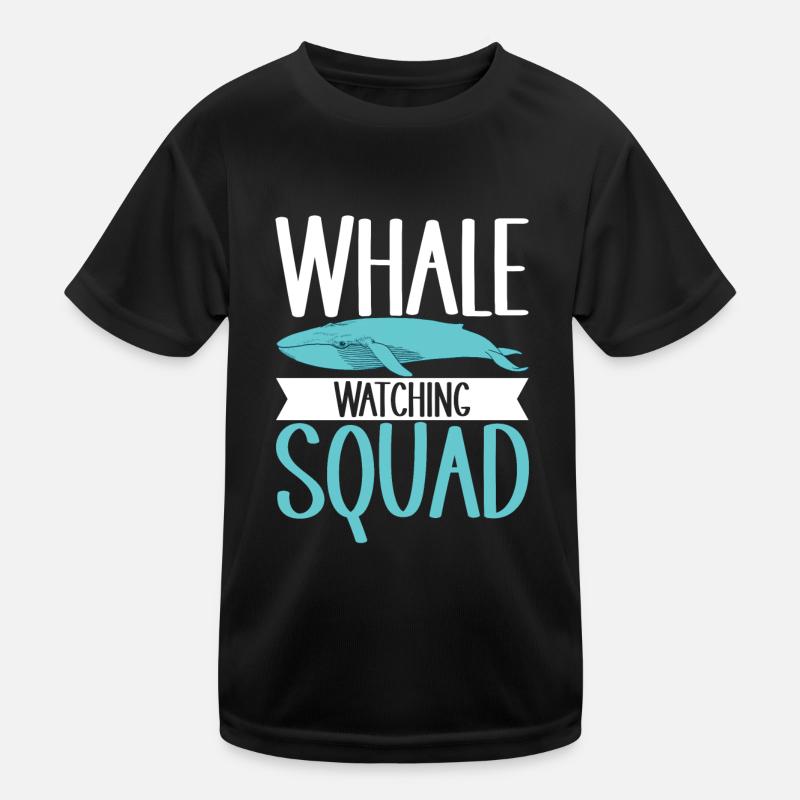 Whale Watchers Kids Functional T-Shirt