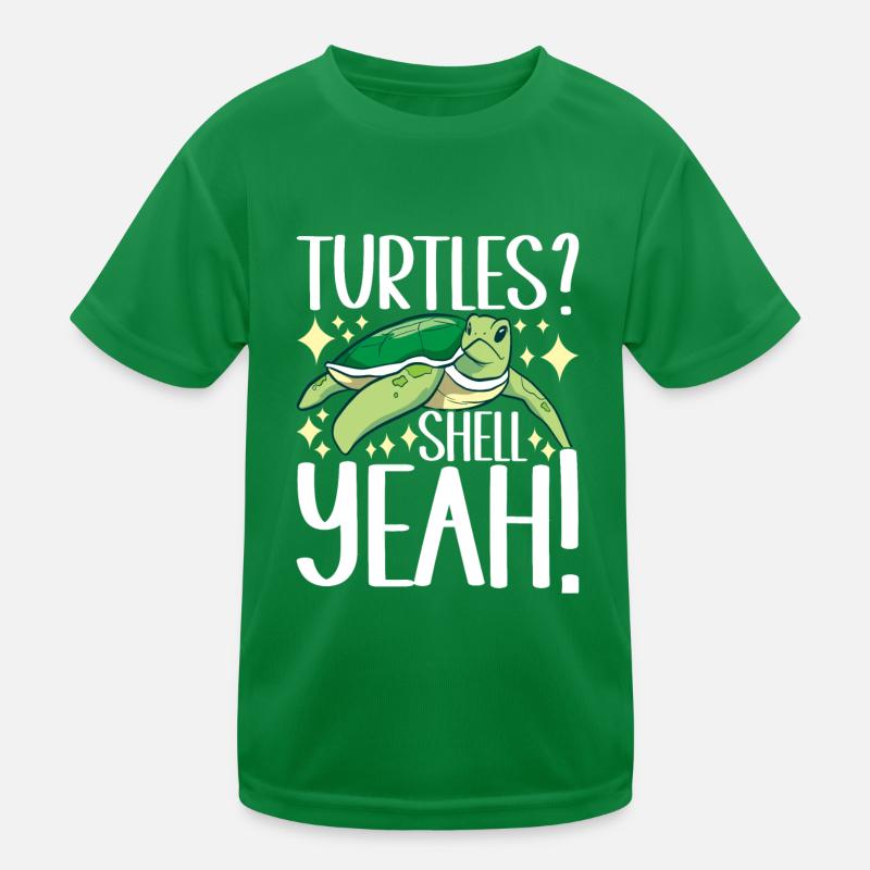 Turtle Turtle Aquatic turtle Kids Functional T-Shirt
