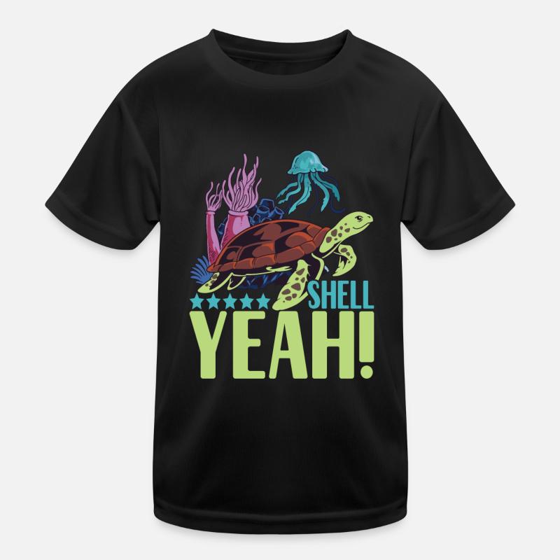 Turtle Turtle Aquatic turtle Kids Functional T-Shirt