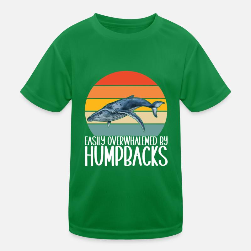 Wale Walbeobachter Kinder Funktions-T-Shirt