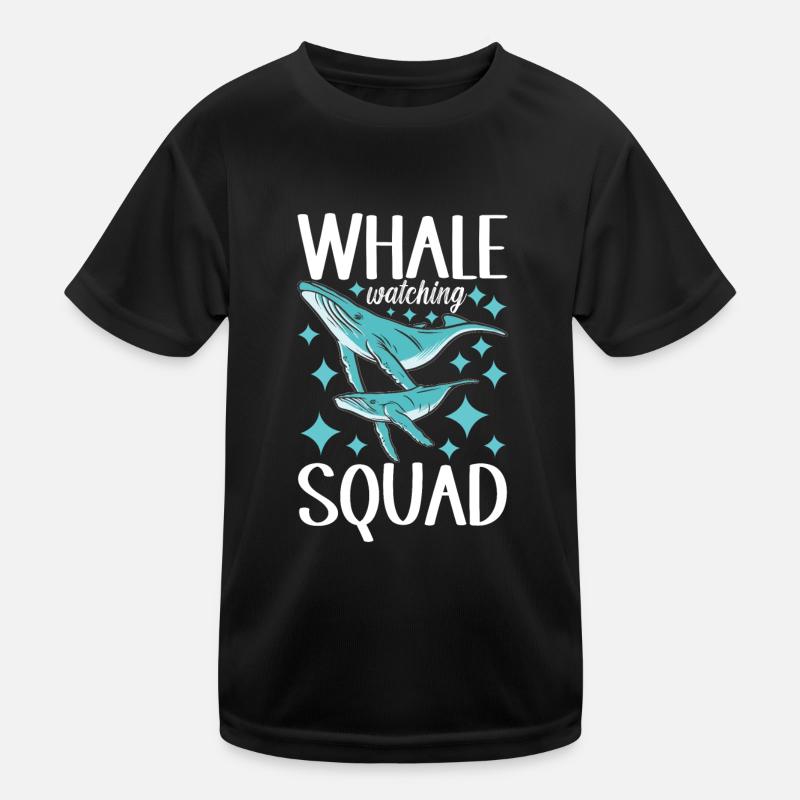 Whale Watchers Kids Functional T-Shirt