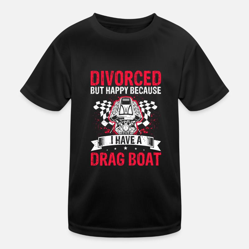 Conception de bateaux de course pour les courses de dragsters T-shirt sport Enfant