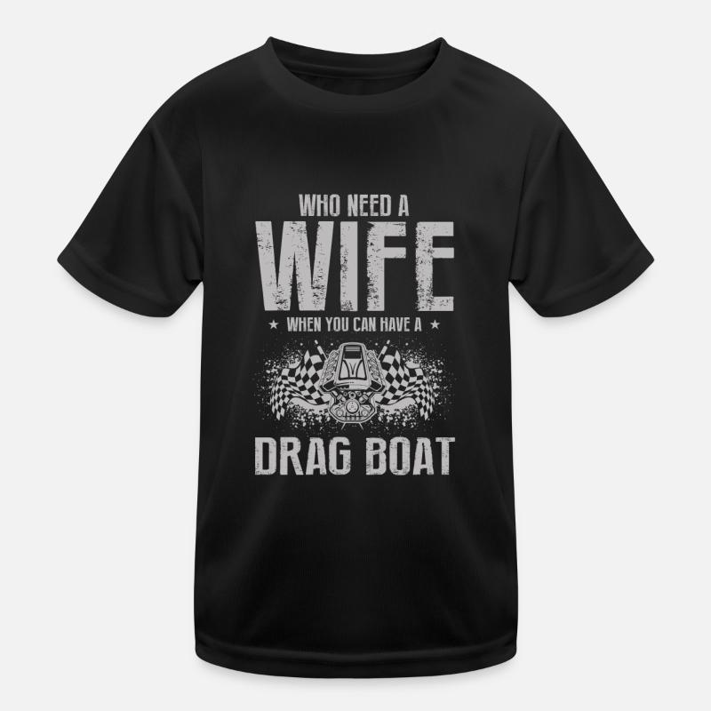 Schnellboot-Rennen Design for Rennbootfahrer Kinder Funktions-T-Shirt
