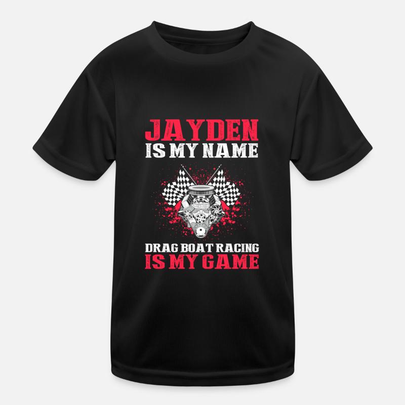 Conception de bateaux de course pour les courses de dragsters T-shirt sport Enfant