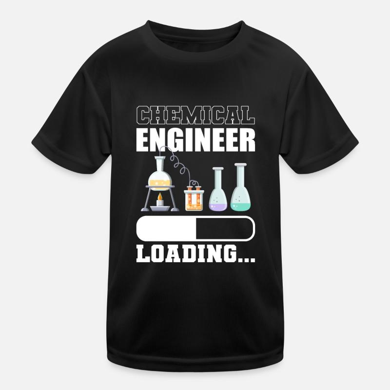 Future Chemical Engineer Loading Chemist Kids Functional T-Shirt