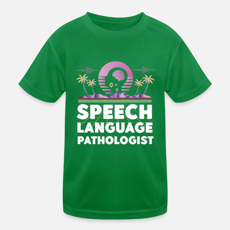 Speech Therapist Therapy Assistant Kinder Funktions-T-Shirt