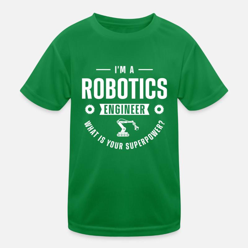 Robot Robotics Engineer I'm A Kinder Funktions-T-Shirt