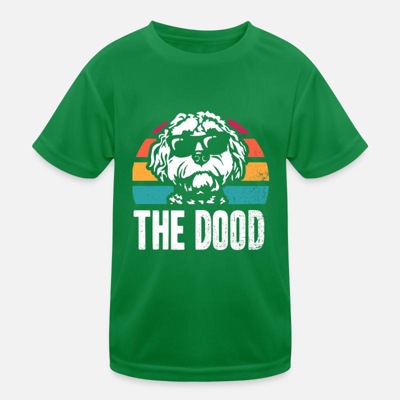 The Dood Doodle Labradoodle Goldendoodle Kids Functional T-Shirt