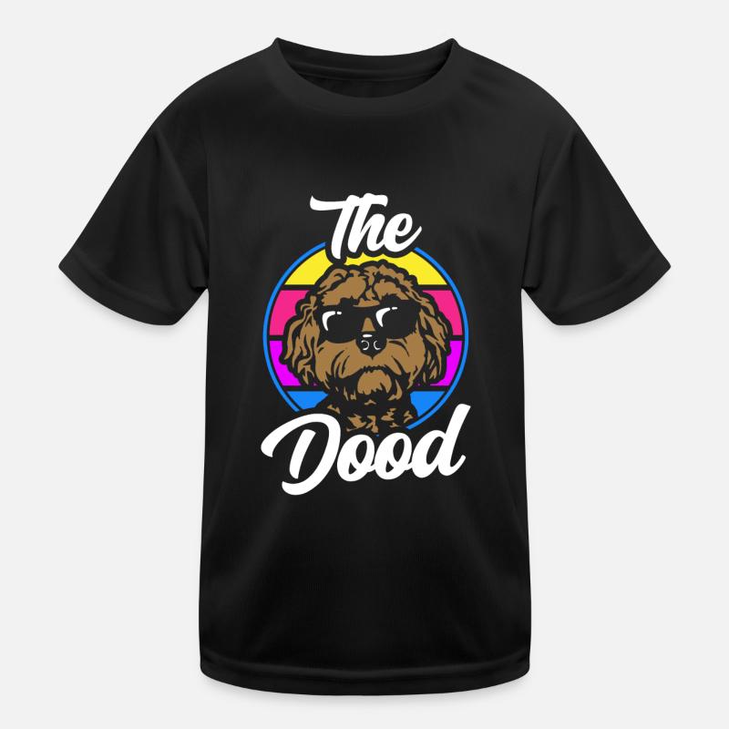 The Dood Doodle Labradoodle Goldendoodle Kids Functional T-Shirt
