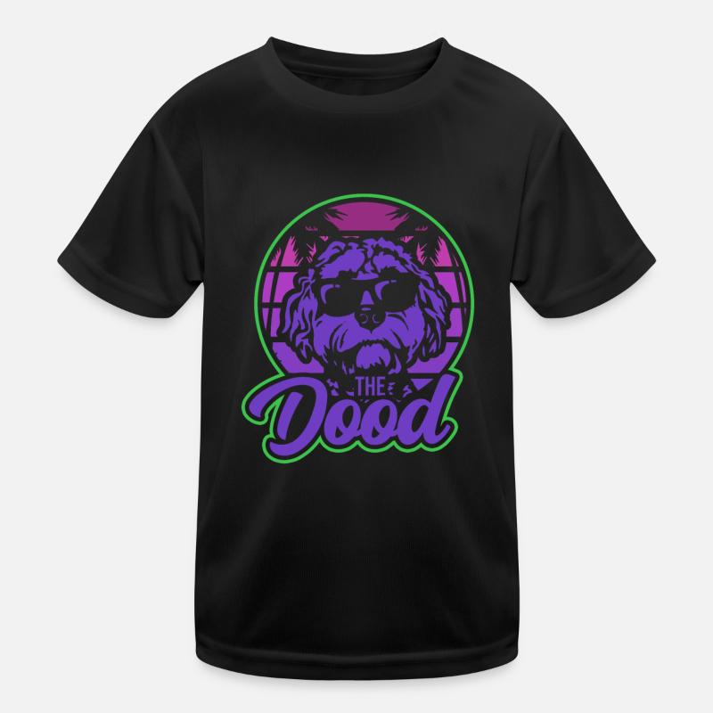 Le Dood Doodle Labradoodle Goldendoodle T-shirt sport Enfant