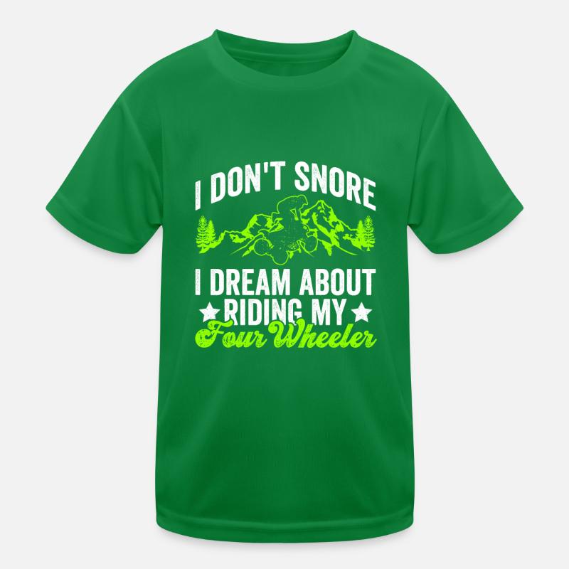 Quad Quadfahrer Kinder Funktions-T-Shirt