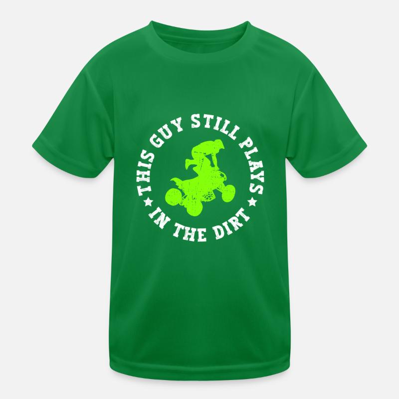 Quad Quadfahrer Kinder Funktions-T-Shirt