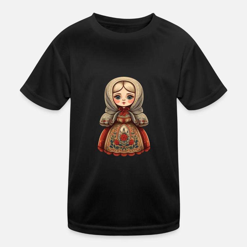 Matroschka Kinder Funktions-T-Shirt