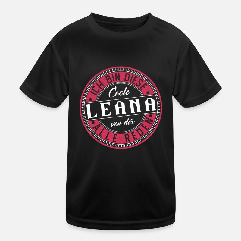 Leana Geschenkidee Geschenk Geburtstag Kinder Funktions-T-Shirt