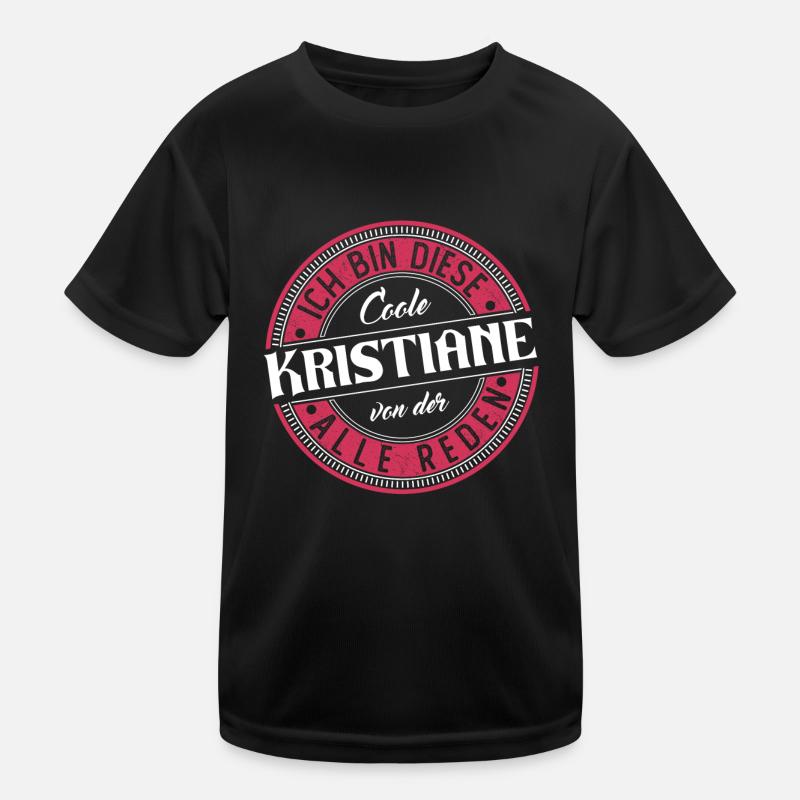 Kristiane Geschenkidee Geschenk Geburtstag Kinder Funktions-T-Shirt