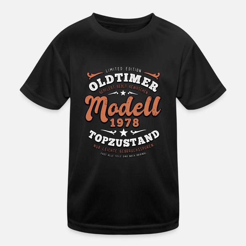 Oldtimer Modell 19678 - Geburtstag - Jahrgang Kinder Funktions-T-Shirt
