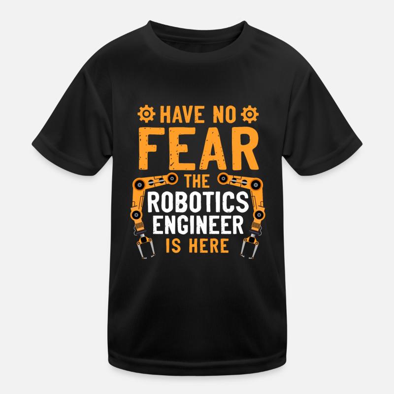 Robot Robotics Engineer Vintage Kinder Funktions-T-Shirt