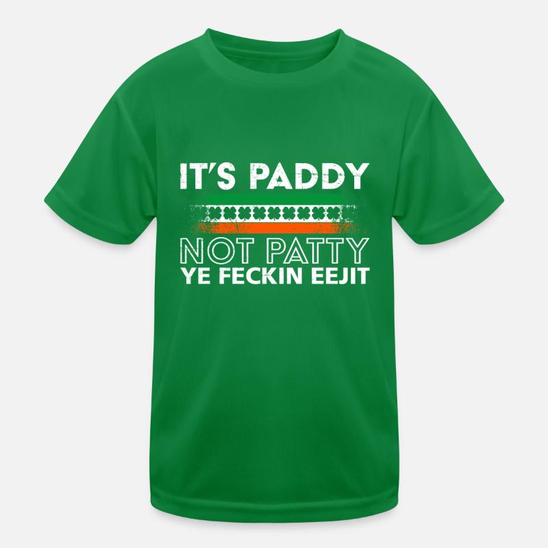 C’est Paddy, pas Patty St. Patrick’s Day Irlande T-shirt sport Enfant