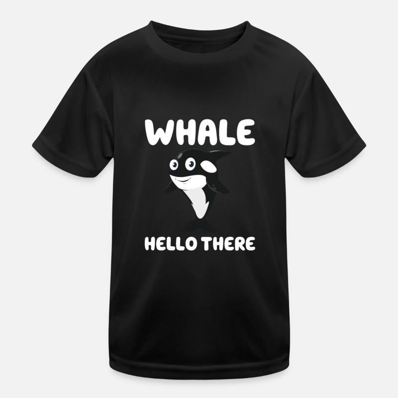 Whale Hello There Kids Functional T-Shirt
