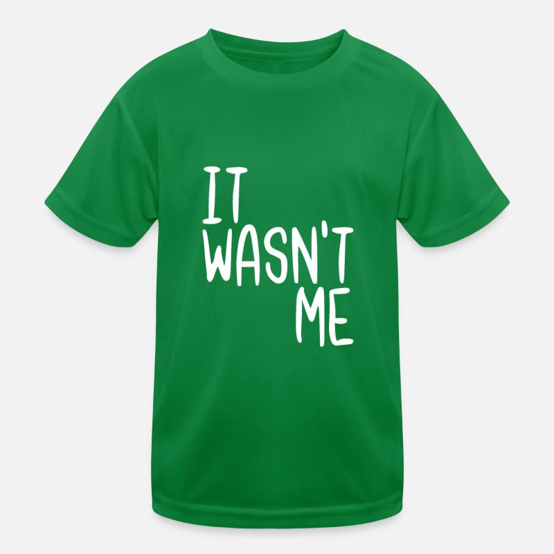 Ich war es nicht Kinder Funktions-T-Shirt