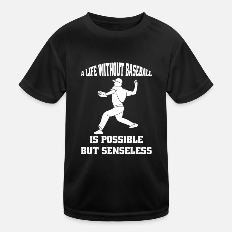 Baseball Baseball Player Baseball Player Baseball Team Kids Functional T-Shirt
