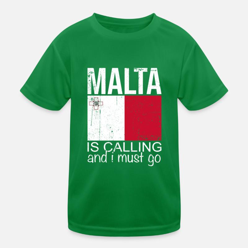 Malta Spruch Kinder Funktions-T-Shirt