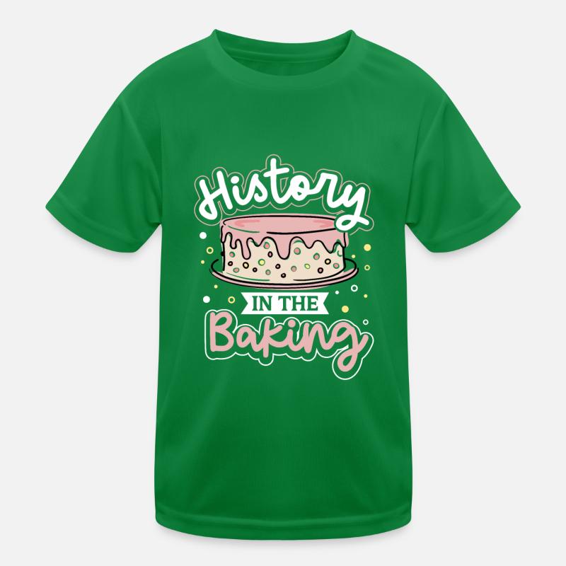 Baker Baking Cupcake Bread Cookies Kitchen Cooking Kids Functional T-Shirt