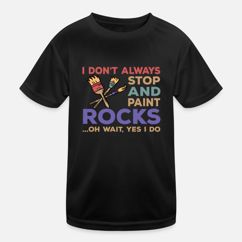 Felsmalerei Kinder Funktions-T-Shirt