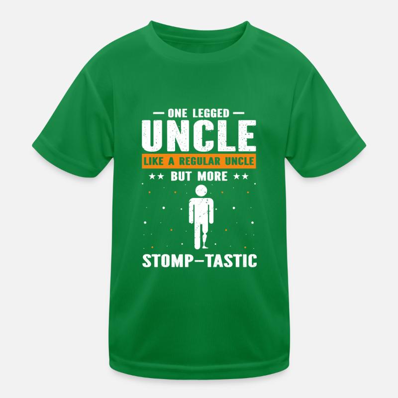 Artificial leg design for leg prostheses Kids Functional T-Shirt