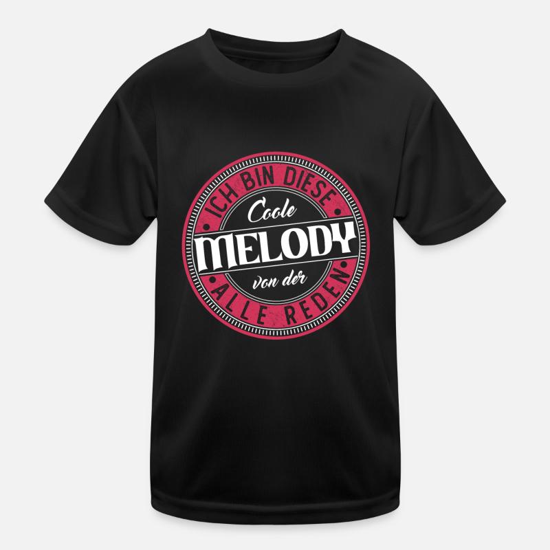 Melody Geschenkidee Geschenk Geburtstag Kinder Funktions-T-Shirt