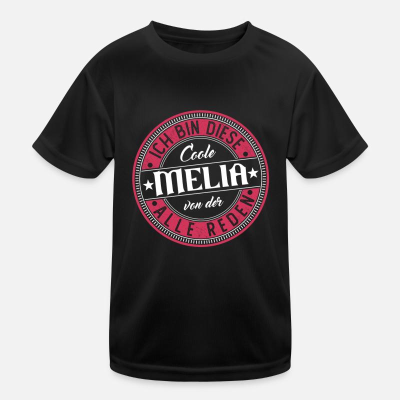 Melia Geschenkidee Geschenk Geburtstag Kinder Funktions-T-Shirt