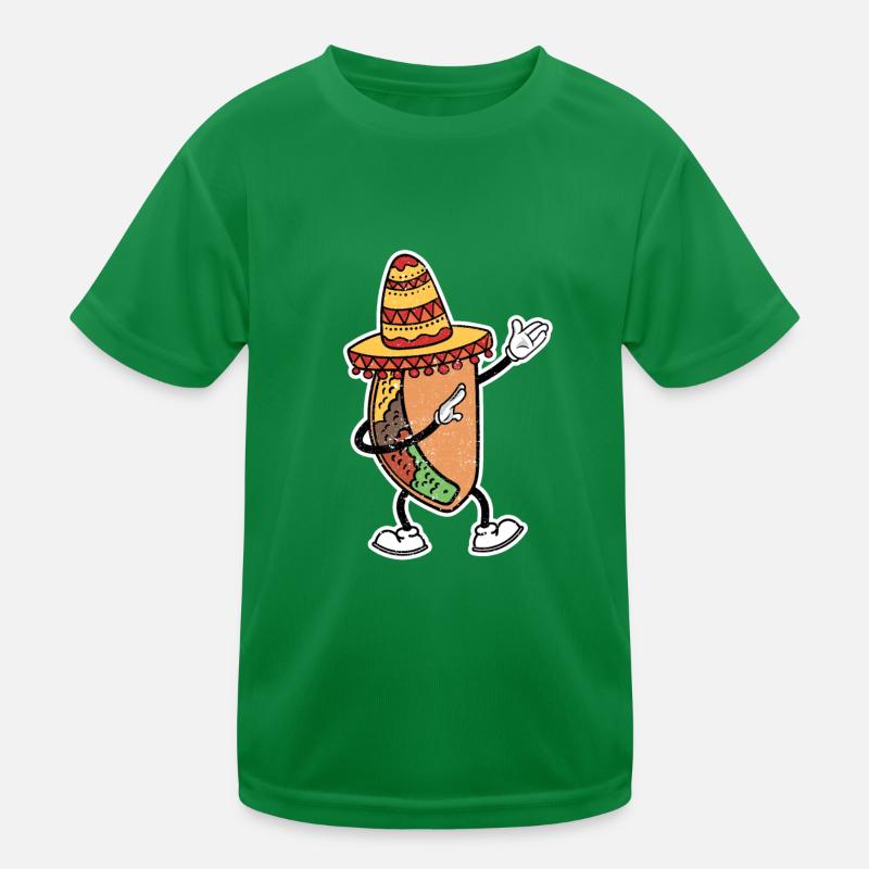 Dab Taco Cinco de Mayo Drôle mexicain T-shirt sport Enfant