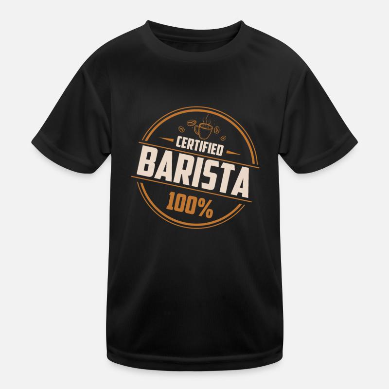 Barista, machine à café T-shirt sport Enfant
