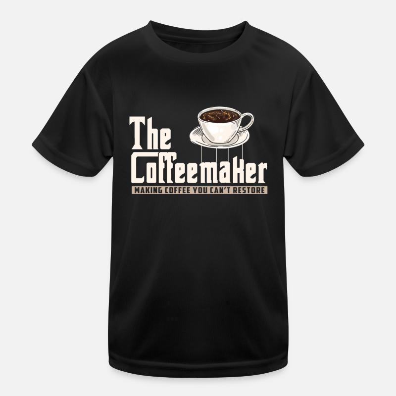 Barista, machine à café T-shirt sport Enfant
