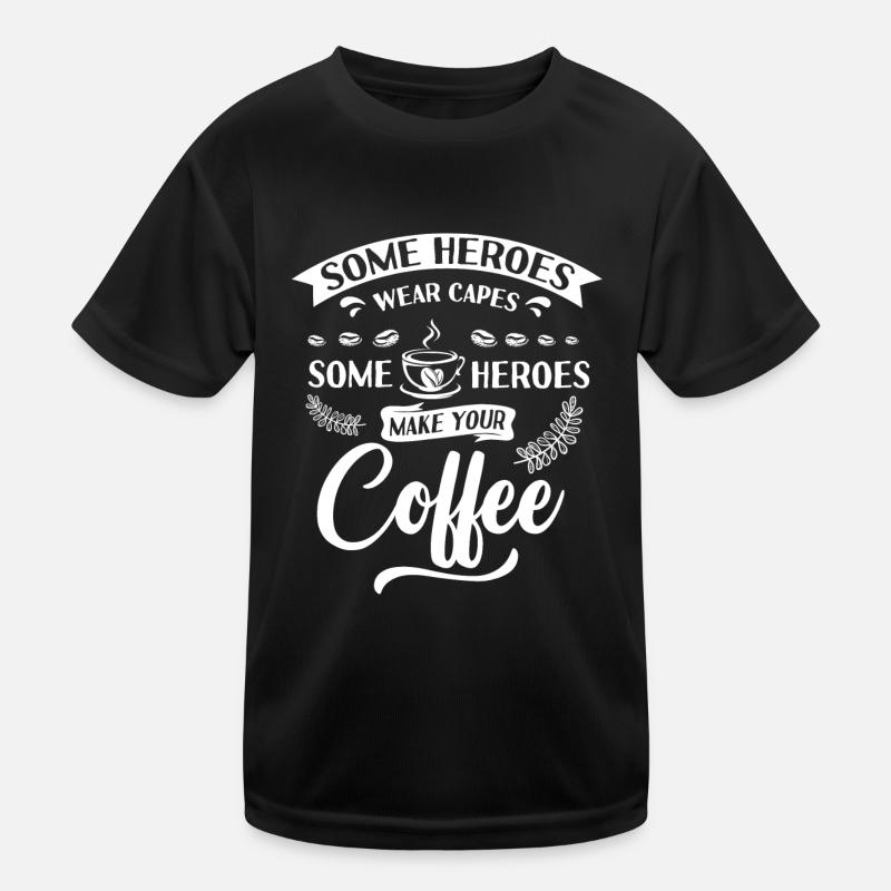 Barista, machine à café T-shirt sport Enfant