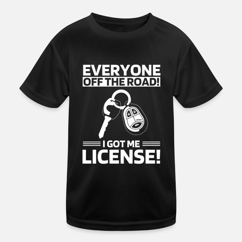 New driver's license Kids Functional T-Shirt