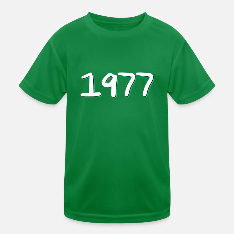 1977 Geburtstag Kinder Funktions-T-Shirt