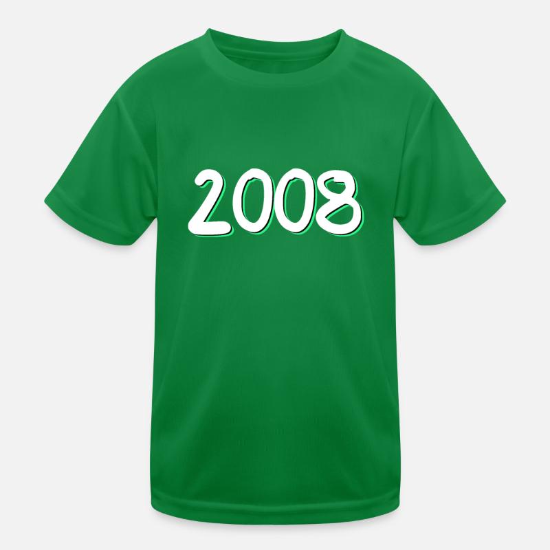 2008 Geburtstag Kinder Funktions-T-Shirt