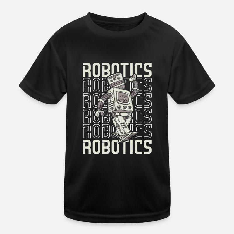 Robotics Ai Robot Mechanics Robotics Kids Functional T-Shirt